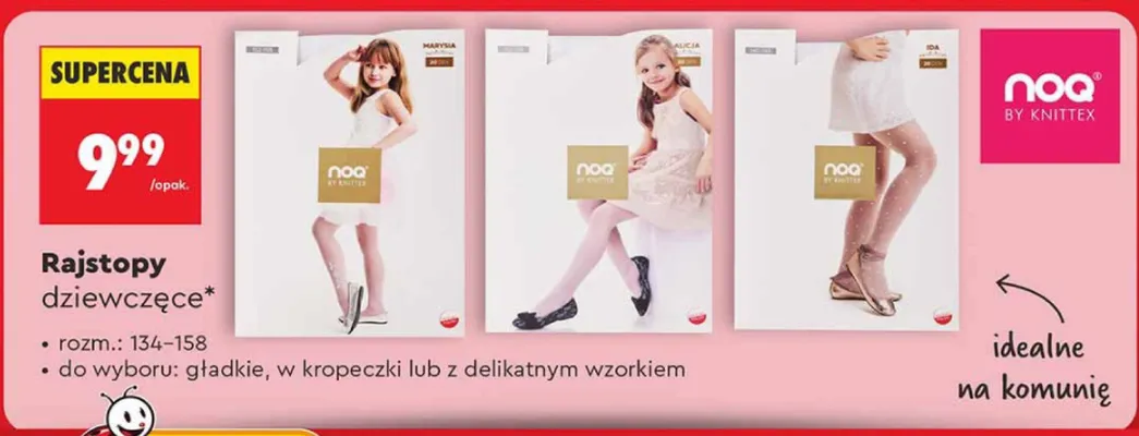 Spodnie dziewczęce promocja w Biedronka