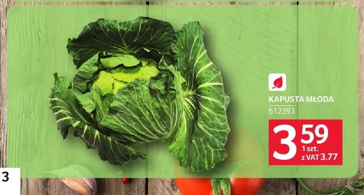 Kapusta młoda promocja w Selgros