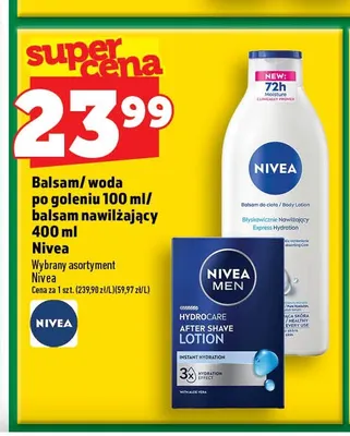 Balsam po goleniu Nivea Men Hydrocare promocja w TOPAZ