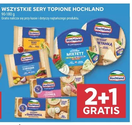 Ser topiony Hochland Śmietankowy promocja w Stokrotka