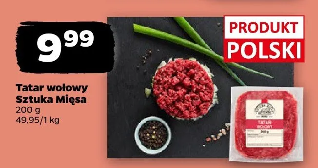 Tatar wołowy  promocja w Netto