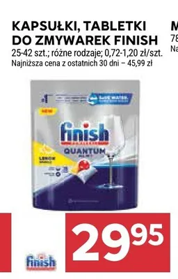 Kapsułki do zmywarek Finish Quantum promocja w Stokrotka