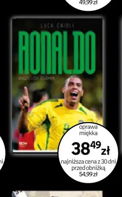 Książka Ronaldo oprawa miękka promocja w Empik