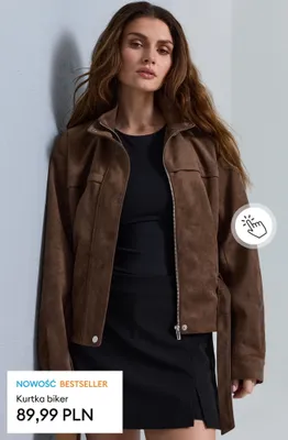 Kurtka biker promocja w Sinsay