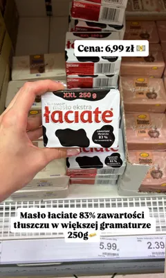 Masło ekstra Łaciate XXL promocja w Dino
