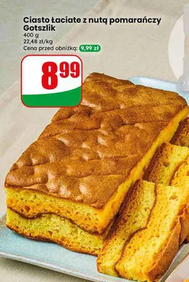 Ciasto łaciate z nutą pomarańczy Gotszlik promocja w Dino