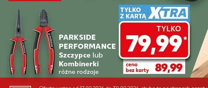 Kombinerki Parkside Performance promocja w Kaufland