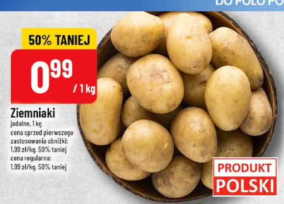 Ziemniaki jadalne promocja w POLOmarket