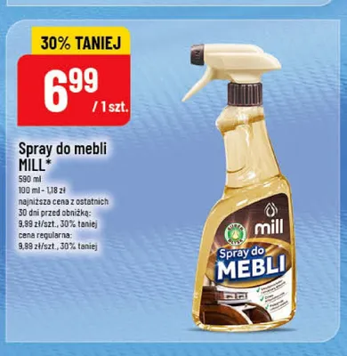 Spray do mebli MILL promocja w POLOmarket