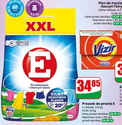 Kapsułki do prania Vizir promocja w Dino