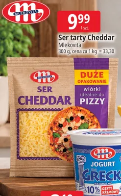 Ser tarty cheddar Mlekovita promocja w Leclerc