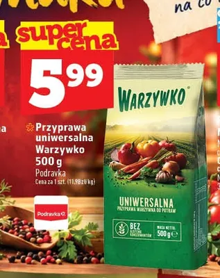 Przyprawa uniwersalna Warzywko promocja w TOPAZ