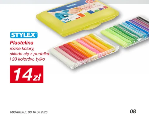 Plastelina Stylex promocja w KiK