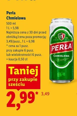 Piwo Perła Chmielowa promocja