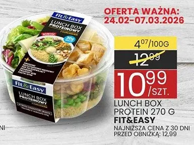 Lunch box protein 270 g promocja w Wafelek