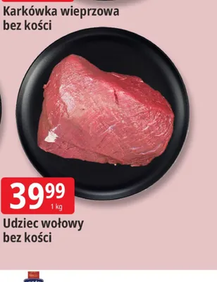 Udziec wołowy bez kości promocja w Leclerc