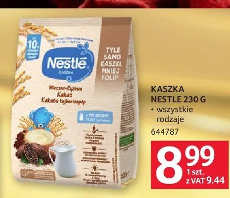 Kaszka Nestlé promocja w Selgros
