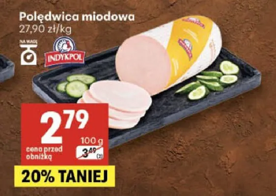 Połędwica miodowa Indykpol promocja w Delikatesy Centrum