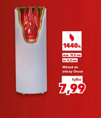 Wkład do zniczy Decor promocja w Kaufland