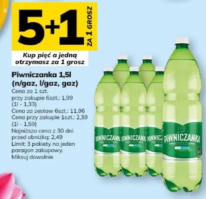 Piwniczny 1.5l (nigaz, l/gaz, gaz) promocja w Hitpol