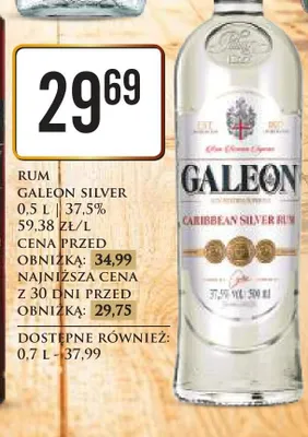 Rum Galeon Silver promocja w Dino