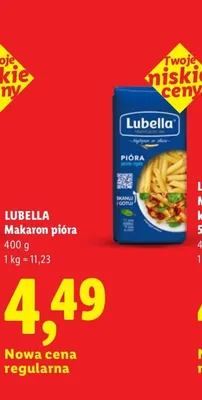 Makaron pióra Lubella promocja w Lidl
