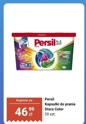 Kapsułki do prania Discs Color promocja w Biedronka