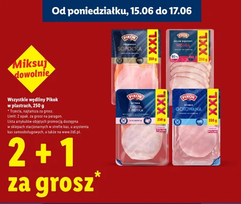 Wędlina Pikok Połędwica Sopocka XXL promocja w Lidl