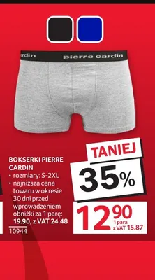 Bokserki Pierre Cardin promocja w Selgros