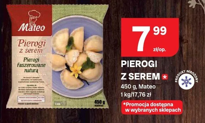 Pierogi z serem promocja w Chorten