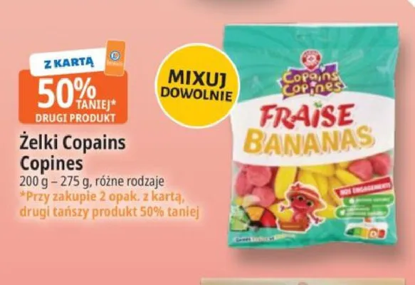 Żelki Copains Copines promocja w Leclerc