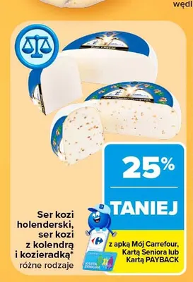 Ser kozi holenderski promocja w Carrefour