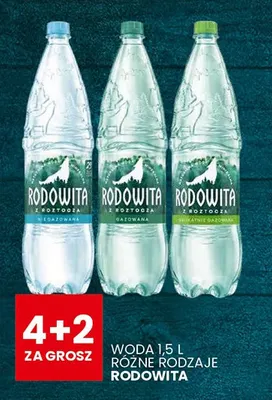 Woda niegazowana Rodowita promocja w Wafelek