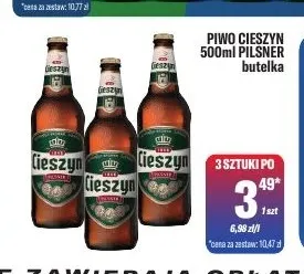 Piwo Cieszyn Pilsner promocja w Tomi Markt