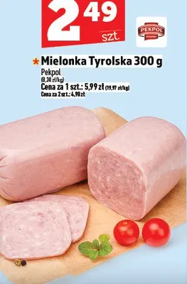 Mielonka Tyrolska Pekpol promocja w TOPAZ