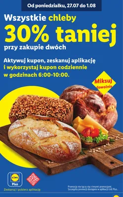 Chleby promocja w Lidl