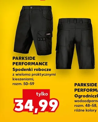Spodenki robocze Parkside Performance promocja w Kaufland