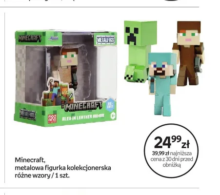 Metalowa figurka kolekcjonerska Minecraft promocja w Empik
