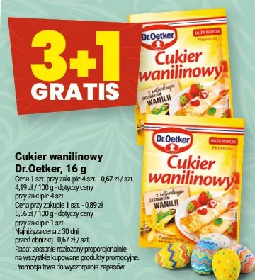Cukier wanilinowy Dr.Oetker promocja w Twój Market