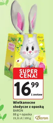 Wielkanocne słodycze z opaską promocja w Intermarche