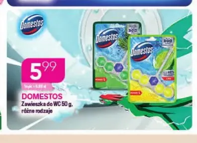 Zawieszka do WC Domestos promocja w Drogerie Koliber