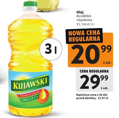 Olej rzepakowy promocja w Intermarche