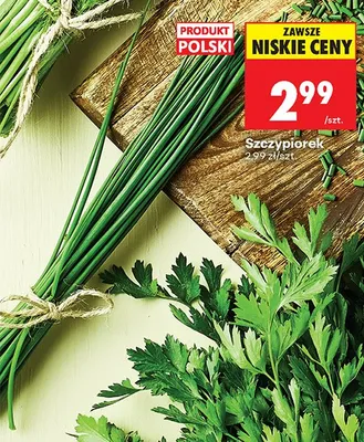 Szczypiorek pęczek promocja w Biedronka