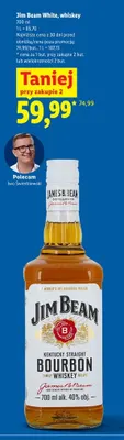Whiskey Jim Beam White promocja w Lidl