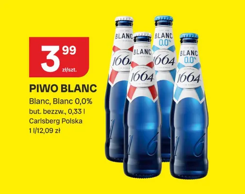 Piwo bezalkoholowe Blanc promocja w Chorten