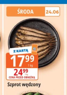 Szprot wędzony promocja w Leclerc