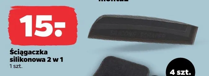 Ściągaczka silikonowa 2 w 1 promocja w Netto