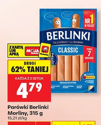 Parówki Classic promocja w Biedronka