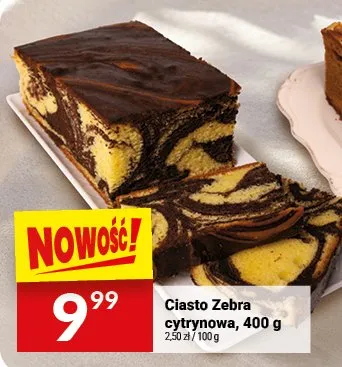 Ciasto Zebra cytrynowe promocja w Twój Market