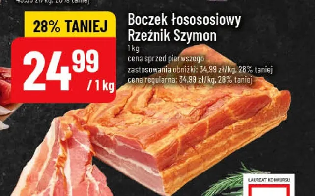 Boczek łososiowy Rzeźnik Szymon promocja w POLOmarket
